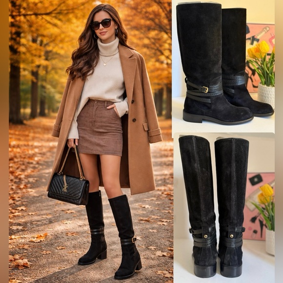Louis Vuitton Shoes - Louis Vuitton Crossroad Suede Black Boots 🌟